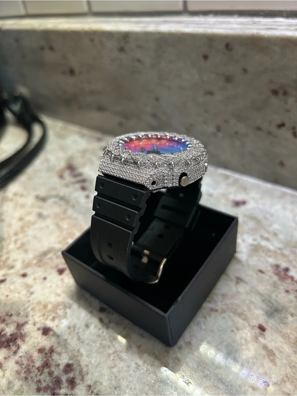 G-Shock bold rainbow